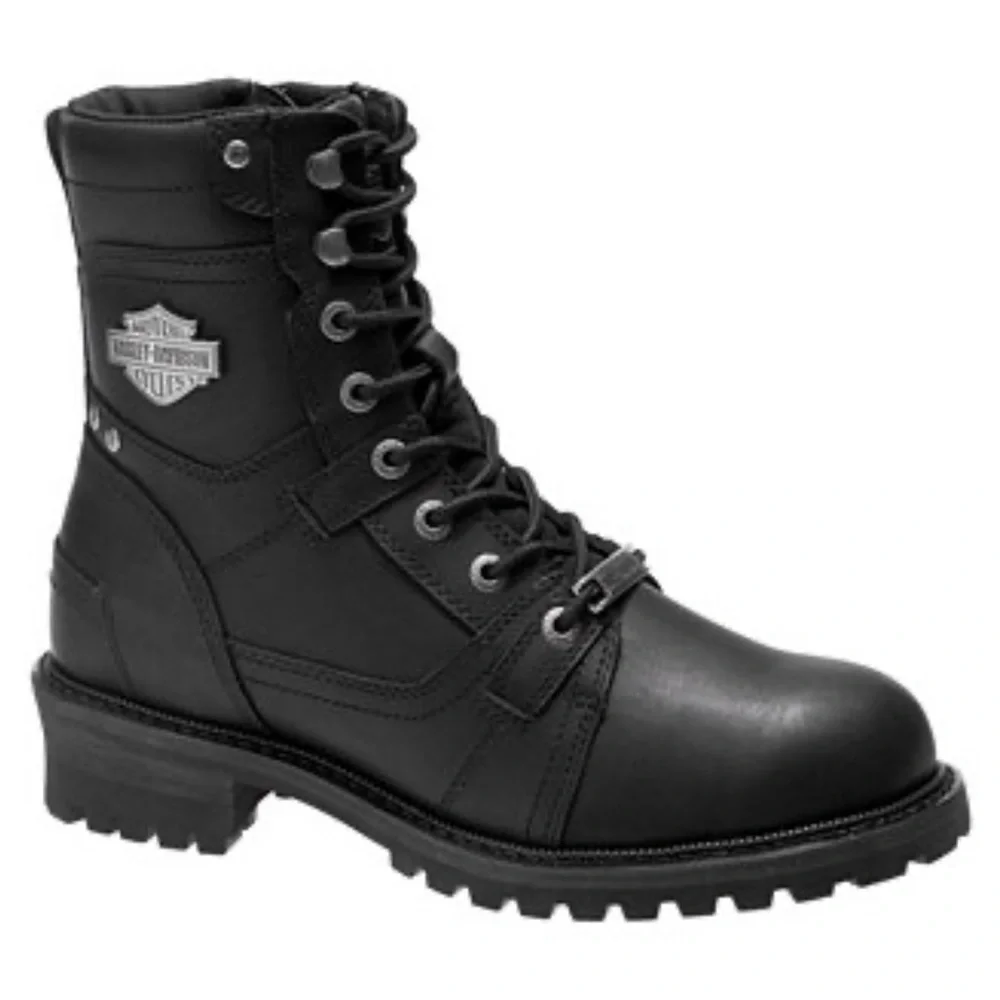 Harley-Davidson Haines Men's Motorcycle Riding Boot, Size 8, D93522 - Picture 7 of 7